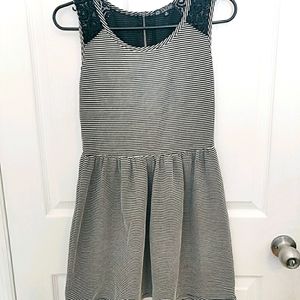 A-Line Striped Dress